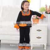 Thanksgiving Pumpkin Outfits Girls Ruffle Outfits ,baby Girl Clothes,Lovely Baby Girl Pumpkin Pattern Outfit thumbnail-6