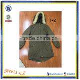 Women Winter Warm Long Coat Cotton Jacket With Fur Hood Stocklots thumbnail-5