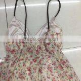 Women Flower Printed Fancy Chiffon Dress Stocklots thumbnail-5