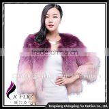 CX-G-A-01F Latest New Design Women Real Raccoon Fur Coat thumbnail-4