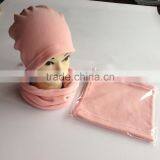 Cashmere Fashion Winter Knitted Factory Make Round Knit Scarf thumbnail-6