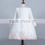 MGOO 2015 Winter Style Flowers Girl Dress Vintage Embroidery Ball Gown Tutu Lined Frock Designs MGT033 thumbnail-2