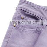 2016 Women Woven Pants Slim Fitted Various Colors Pants thumbnail-5