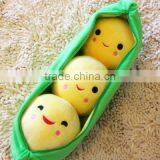 OEM Pea Polyester Funny Cute Custom Wholesale Sofa Emoji Foam Cushion Pillow thumbnail-4