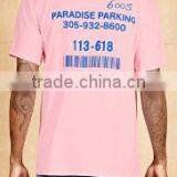 2017 High Quality Fashion Mens Bleanch Paradise Graphic Tee Short Sleeve Hand Wash Cold OEM Service Wholesale thumbnail-2