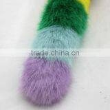 Myfur Factory Design Customized Brand Fox Tail Keychain Faux Fox Tails Cheap Fake Fur Fox Tail Keyring thumbnail-4
