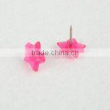 Mixed Color Transparent Thumbtack Star Shape Head Pin Customizable Pin thumbnail-5