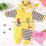 New Styles Yellow Adult Baby Romper Newborn Baby Jumpsuit Baby Winter Romper Baby Animal Romper Baby Clothes Romper Baby Romper thumbnail-1