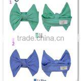 2017 Fancy Solid Color Fabric Baby Headband Custom Multifunctional Headwear Hair Accessories thumbnail-3