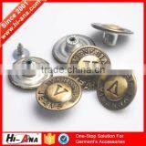 Hi-ana Button3 Familiar in Oem Odm Factory Guangzhou Buttons for Jeans