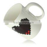 2016 New Arrival Magic Ceramic Coffee Tea Milk Hot Cold Heat Sensitive Color-Changing Mug Cup Pixel Heart Lovely Gift thumbnail-3