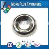 Made in Taiwan Steel Countersunk Stainless Steel Brass Steel Countersunk Finishing Washer thumbnail-3
