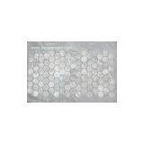 Hexagonal Pure White Shell Mosaic(Straight Angle ) thumbnail-2