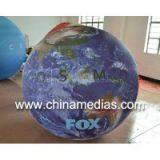 1.5m Giant Full Digital Printed Earth Balloons Globe With Good Elastic for Sporting Events thumbnail-1