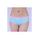 Hot Girl Pants Stretch Cotton Boyleg Laced Cotton Panties Plain Underwear Cute Solid Color Brief Intimate Lingerie Underpants thumbnail-1