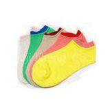 Single Cylindered Women No Show Socks Yellow With Customized Printing thumbnail-1