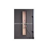 Brushed Stainless Shower Panel - S031(Rose Red color)