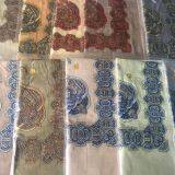 Arab Wool Embroidery Scarf / Arab Wool Acrylic Embroidery Scarf / Arab Scarf / Muslim Hijab Scarf thumbnail-3