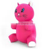 Pretty Rose Pink Kitty Cat Plush Toy 2 in 1 Reversible Soft Memory Foam Travel Support U Shape Neck Pillow thumbnail-3