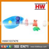 6PCS Bath Soft Rubber Animal Toys For Kids thumbnail-1