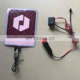 2017 New EL Backlight Panel, Uber Light Panel Car Sticker With 12V Inverter for Cigarette Port thumbnail-4