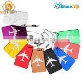 Favors Custom Aluminum Airplane Luggage Tag With Metal Wire thumbnail-4