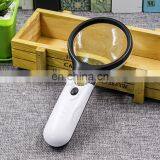3 LED Reading Magnifying Glass 3X 45X Handheld Magnifier thumbnail-4