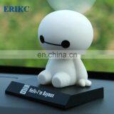 Fashion Plastic Car Interior Robot Bobble Head Shaking Head Auto Toys Big Hero Baymax Car Decoration Doll Ornament Car-Styling