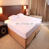 Hot Sell 100% Polyester Brushed Pongee Waterproof Mattress Protector For Hotel thumbnail-2