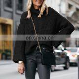 Wool Handmade Winter Chunky Knitted Women's Sweater thumbnail-4