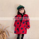2020 Winter Children's Girls Dots Warm Coat thumbnail-6
