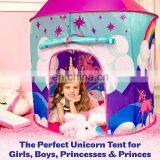 Unicorn Toys for Girls Indoor Princess Castle Kids Play Tent,Children Toy Tent Play House thumbnail-5