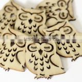 Custom Made Laser Cutting Wooden Owl,Wood Animal Decoration