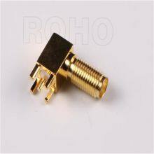 Right Angle RF Coaxial SMA Jack Female Connector for PCB Mount thumbnail-3