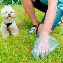 Pink Color Water Soluble Dog Poop Bags Flushable Dog Waste Bags 100% Biodegradable thumbnail-3