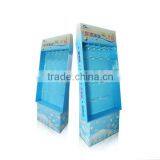 Cheap Eco-friendly Corrugated Paper Hook Display Shelf for Accessory