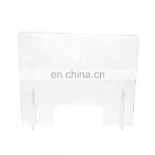 Акриловый защитный экран от чихания из оргстекла для прилавка, офиса, кассира для защиты