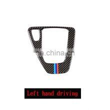 For BMW E90 E92 3 Series 2005-2012 Interior Trim Carbon Fiber Gear Shift Control Panel Cover Stickers LHD RHD Accessories thumbnail-1