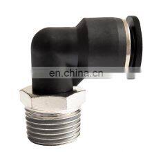 PL6-01 PL6-02 PL8-01 PL8-02 PL8-03 PL8-04 PL10-02 PL12-02 High Quality PL Right Angle Push-in Fittings Pneumatic Quick Coupler