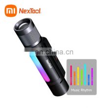 Xiaomi Nextool 12 in 1 Music Flashlight Waterproof Speaker USB-C Powerbank With Pick Up Voice Activated Color RGB Rhythm Light