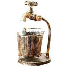 Retro Creative Faucet Bird Deer Head Figurine Ashtray Vintage Handicraft for Home Bar Decoration Accessories Photography Props thumbnail-3