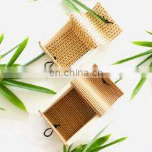 New Trendy Traditional Woven Bamboo Gift Box, Bamboo Accessories Box Basket Wholesale Made in Vietnam thumbnail-4