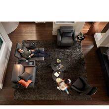 New Italian Minimalist Leather Coffee Table Sofa Combination Living Room Electric Smart Home Theater Audio-Visual Room Sofa thumbnail-5