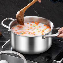 Stainless Steel Double-ear Soup Pot With Three Layers of Steel thumbnail-4