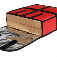 Insulated Pizza Delivery Bag for Carry Hot Carrier Warmer Food Delivery Bag Insulated Grocery Cooler Bags for Catering Doordash thumbnail-3