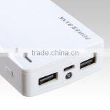 Albaba Express Flashlight Dual Usb 9000mah Slim Power Bank Charger HS