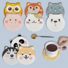 Factory Wholesale OEM ODM Animal Shape Diatomite Diatomaceous Earth Cup Coaster thumbnail-3
