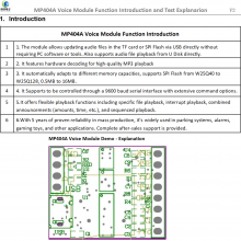 MP404A Micro USB Downloadable MP3/WAV Music Board Play Voice Module Sound Box for Plush Toys Christmas Birthday Creative Greeting Cards DIY Xmas Gifts thumbnail-2