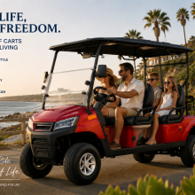 4-Seat Sightseeing Golf Cart thumbnail-1