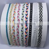 Rainbow and Pure color yarn headband